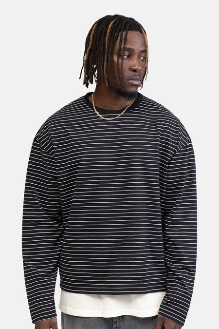 T-shirt à manches longues - noir