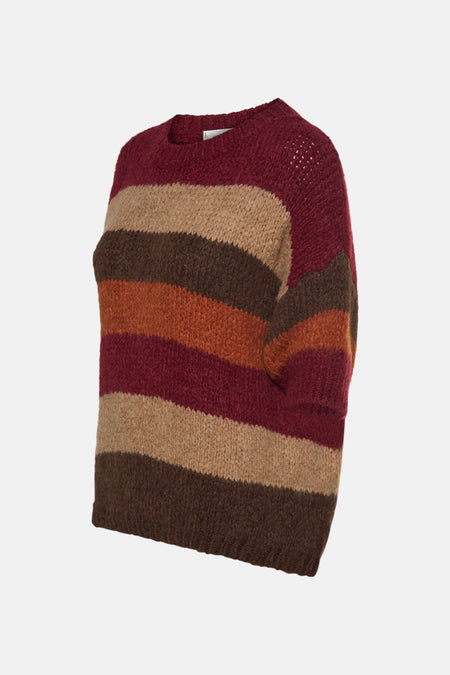 Pull à col rond - Multicolore