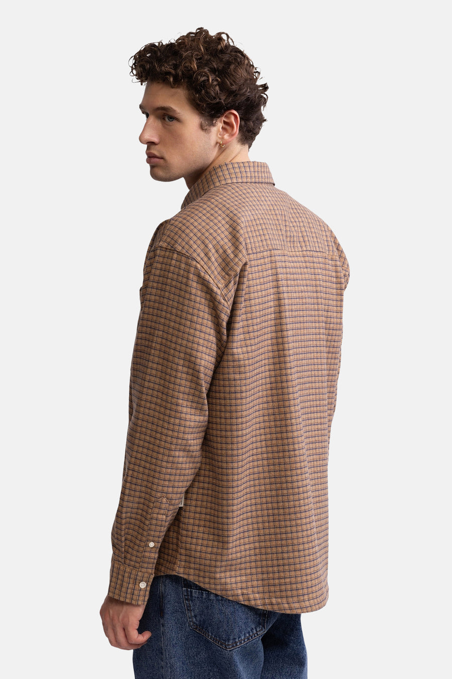 Chemise à manches longues - beige