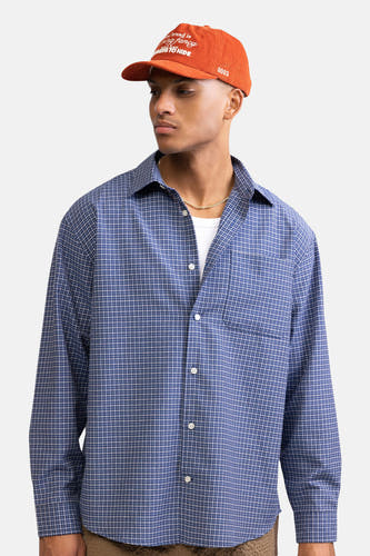Chemise à manches longues - bleu