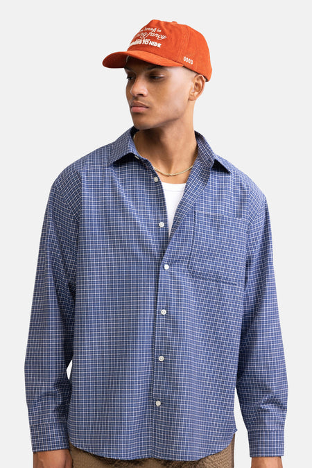 Chemise à manches longues - bleu