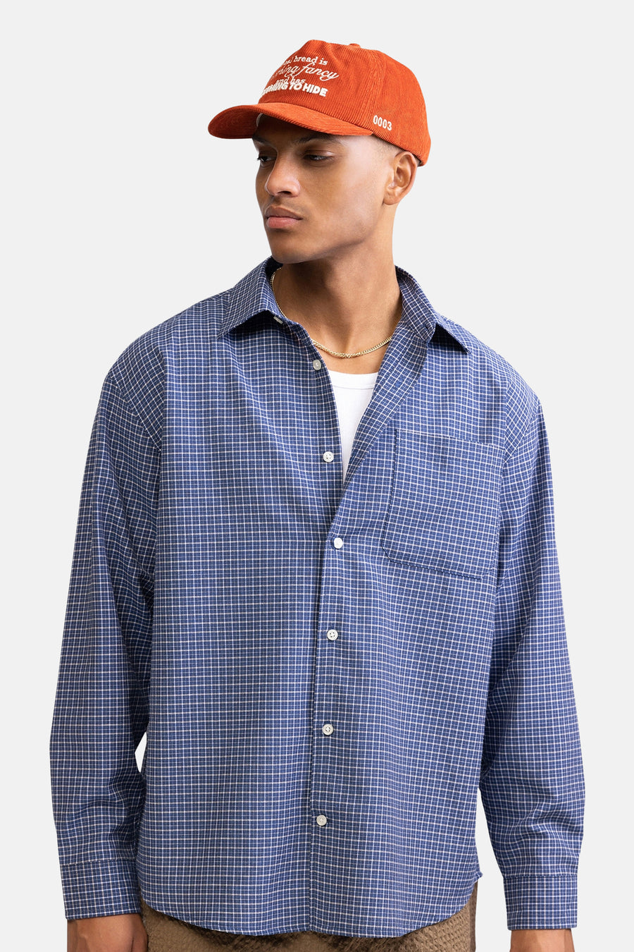Chemise à manches longues - bleu