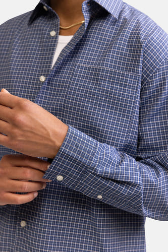 Chemise à manches longues - bleu