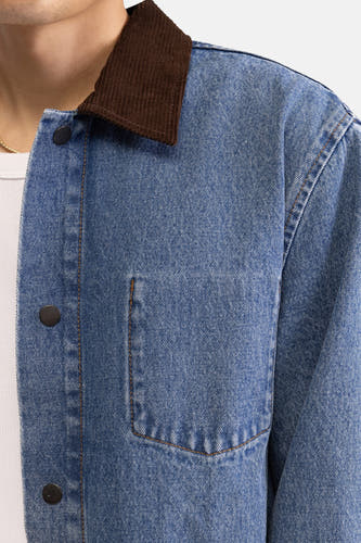 Veste - mid blue denim