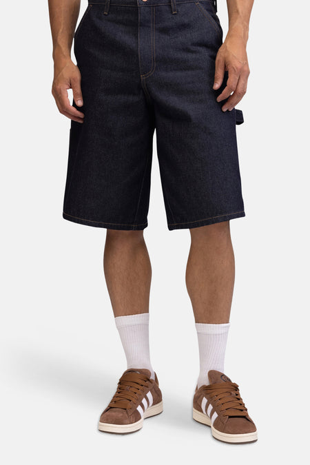 Short - dark blue denim