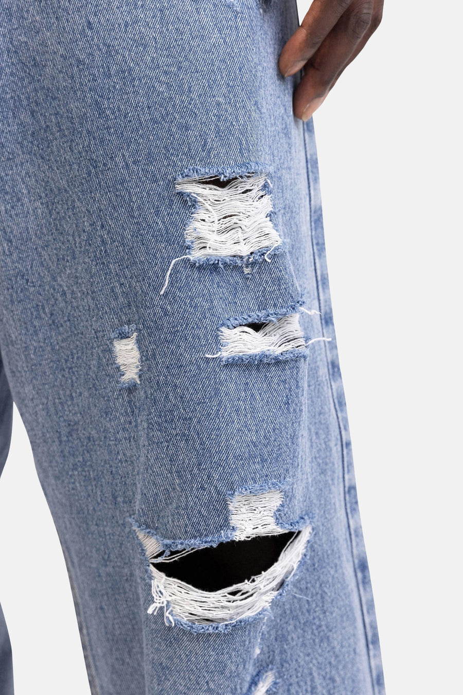 Jeans wide light blue denim - REDEFINED REBEL