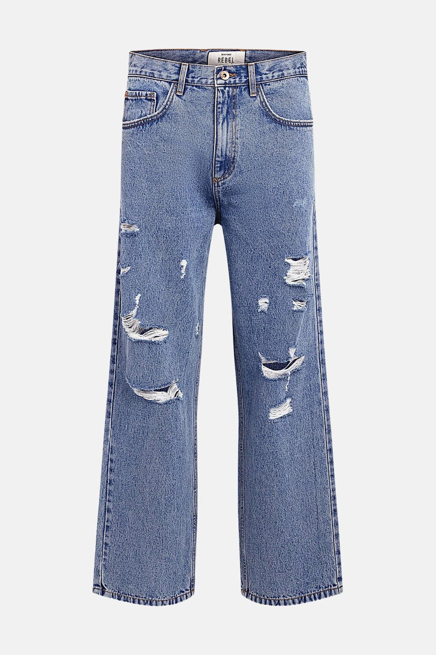 Jeans wide light blue denim - REDEFINED REBEL