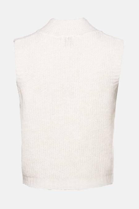 Cardigan Écru - Terra di Siena