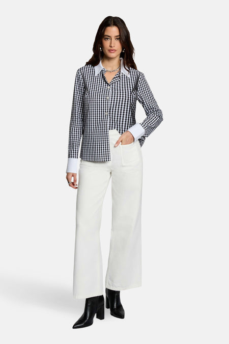 Chemise à manches longues - noir