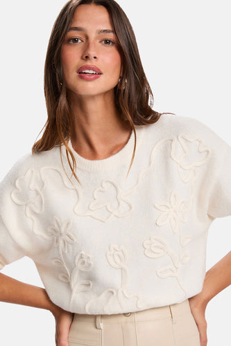 Pull à col rond - écru - Morgan De Toi - 1