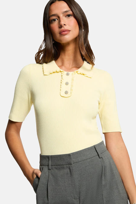 T-shirt jaune - Morgan De Toi