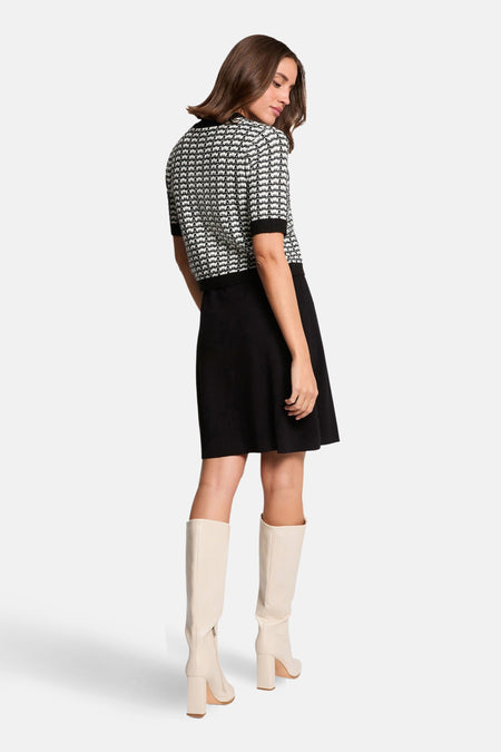 Robe à manches courtes - noir