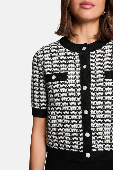 Robe à manches courtes - noir