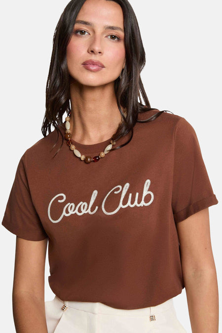 T-shirt à manches courtes - brun