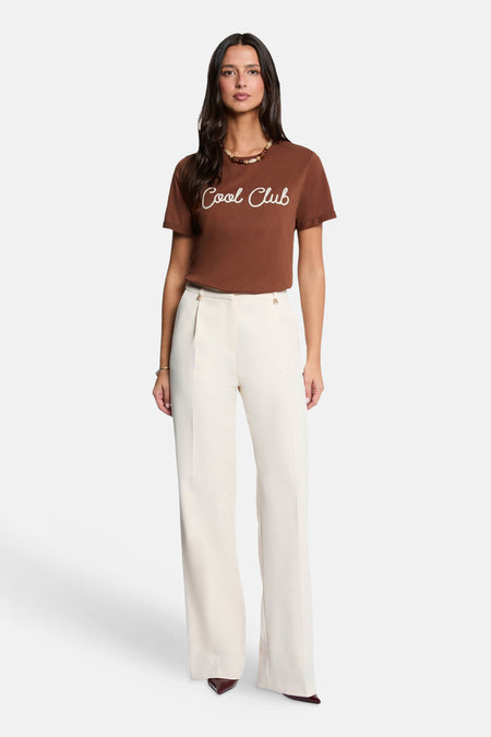 T-shirt à manches courtes - brun