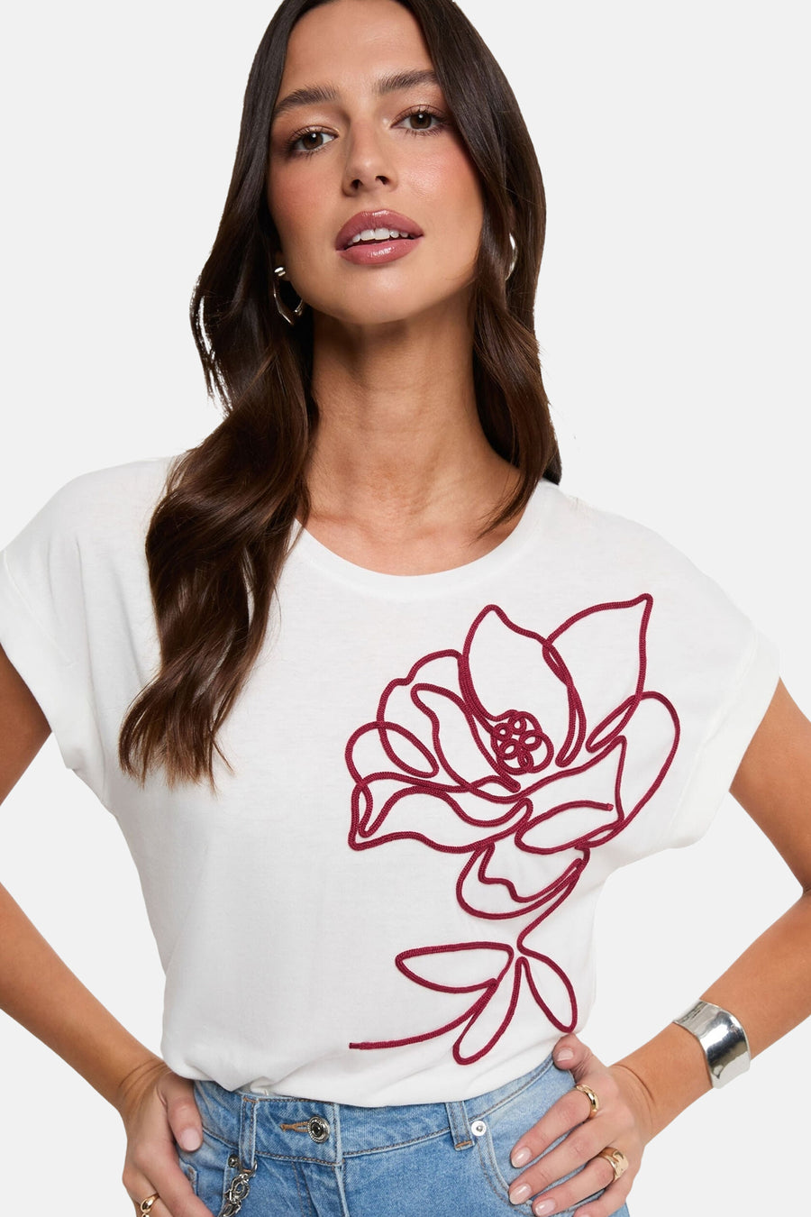 T-shirt à manches courtes - blanc
