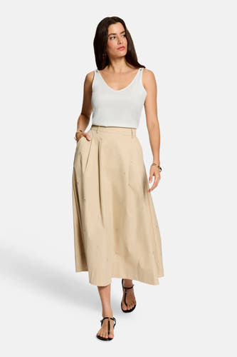 Jupe longue beige - Morgan De Toi