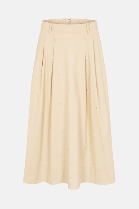 Jupe longue - beige