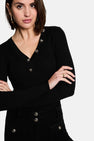 Pull col V noir - Morgan De Toi