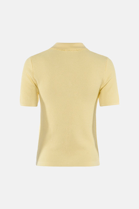 Pull col O jaune - Morgan De Toi
