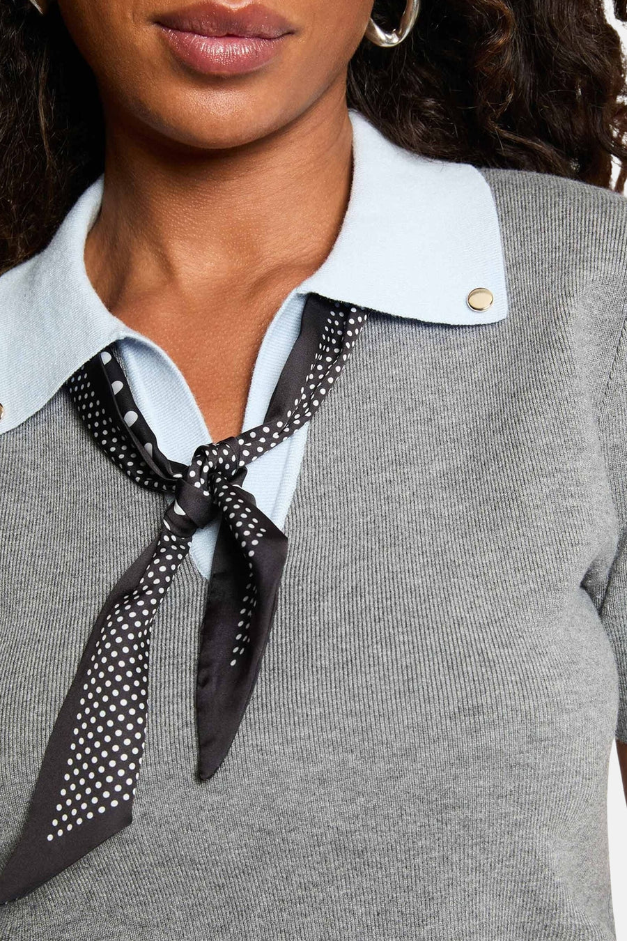 Pulls à manches courtes gris - Morgan De Toi