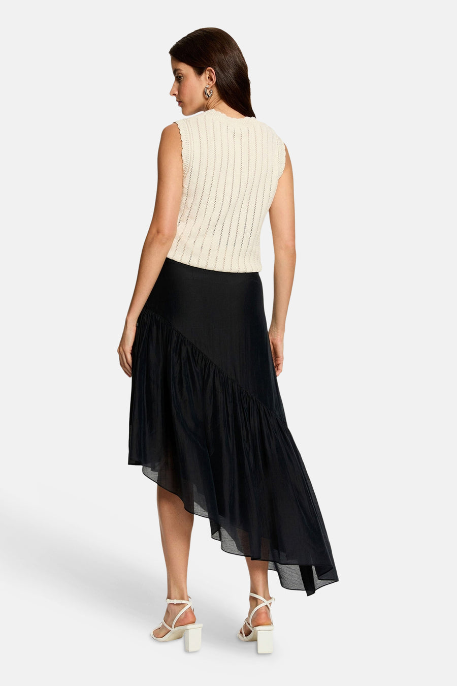 Pull col O - écru