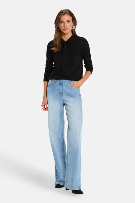 Pull col O - noir