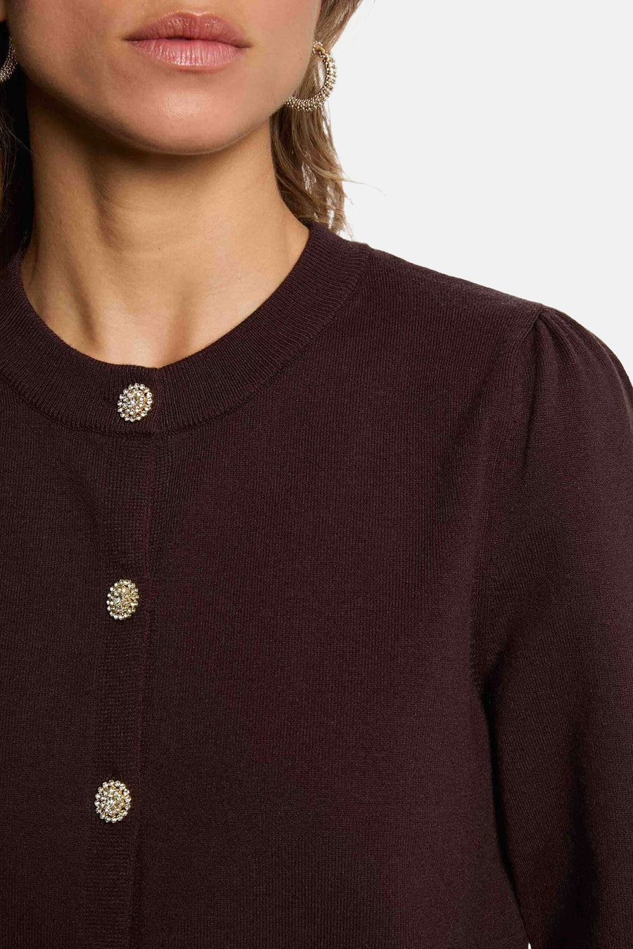 Cardigan - brun