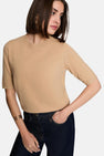 Pull col O beige - Morgan De Toi
