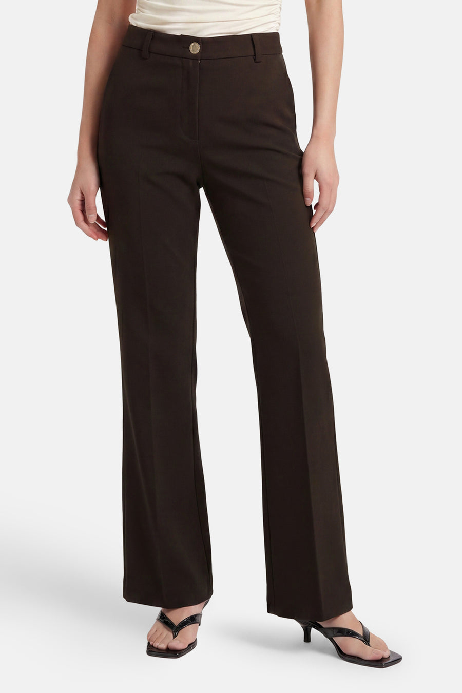 Pantalon de costume brun - Morgan De Toi