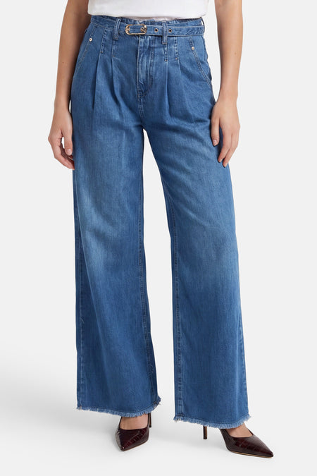 Jeans wide mid blue denim - Morgan De Toi