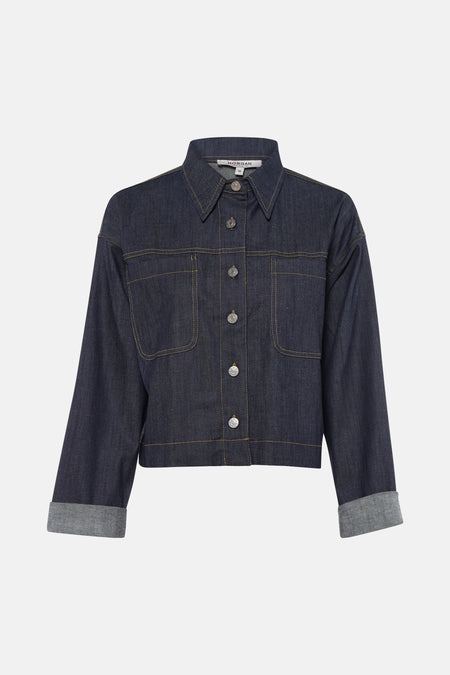 Chemise en jean - dark blue denim