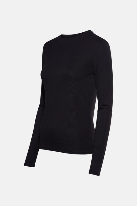 T-shirt à manches longues - noir