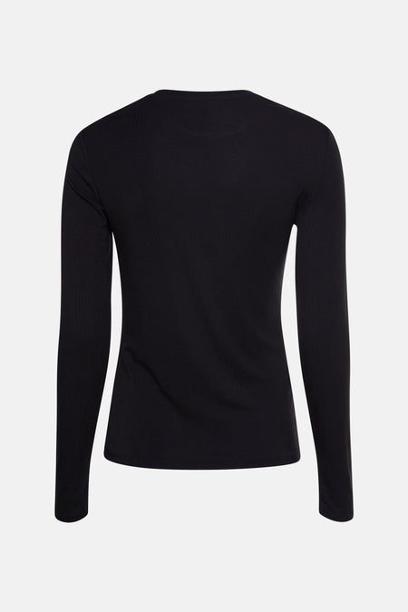 T-shirt à manches longues - noir