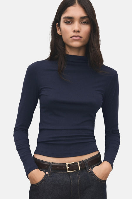 T-shirt à manches longues - bleu