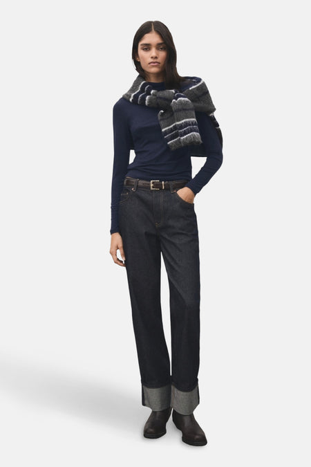 T-shirt à manches longues - bleu