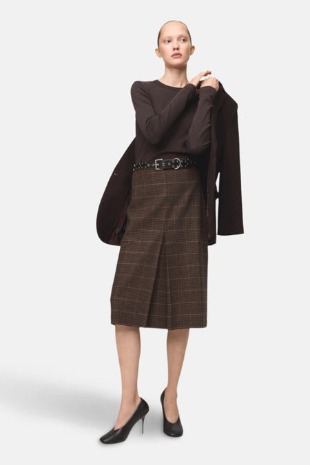 T-shirt à manches longues - brun