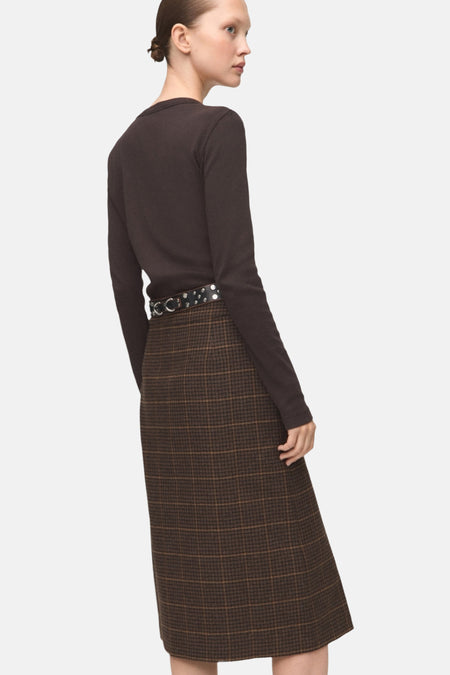 T-shirt à manches longues - brun