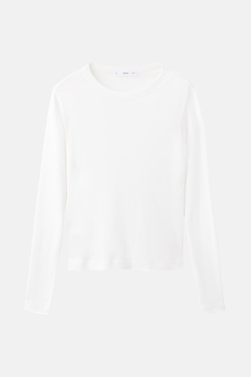 T-shirt à manches longues - blanc