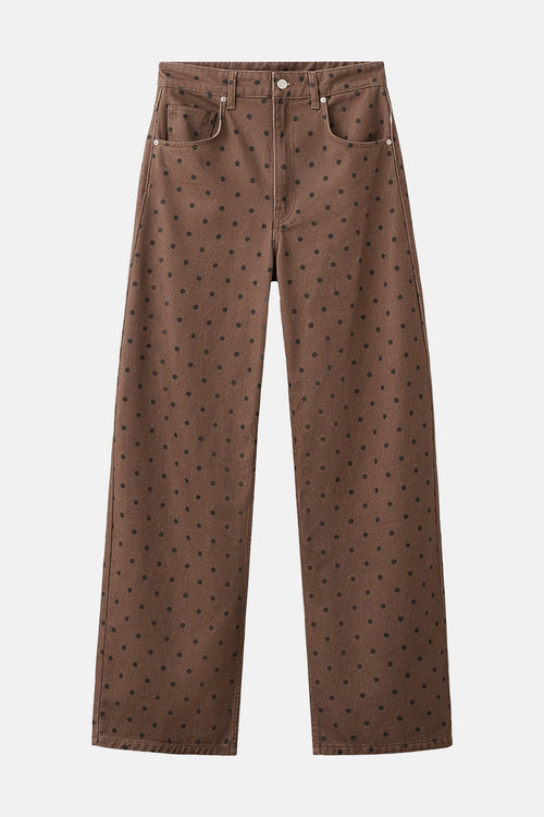 Jeans coloré - Brun