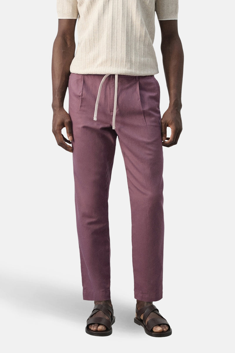 Pantalon de saison mauve - MANGO