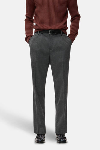 Pantalon - Gris - MANGO