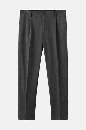 Pantalon - Gris - MANGO