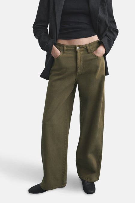 Jeans coloré - Kaki