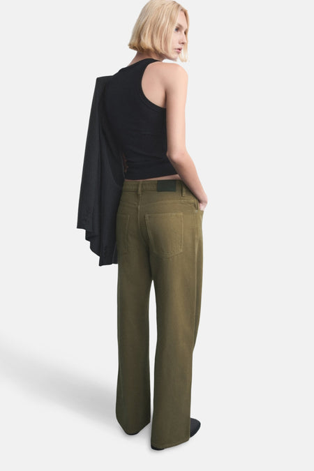 Jeans coloré - Kaki