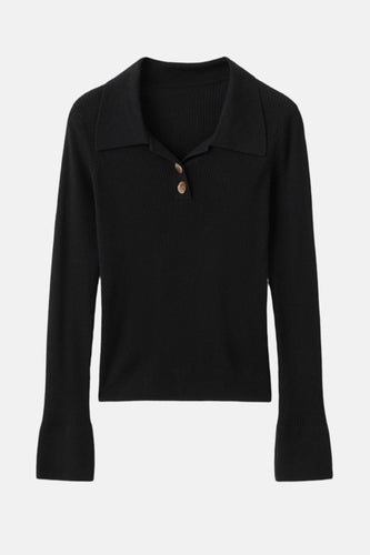 Pull à col rond - noir - MANGO - 6