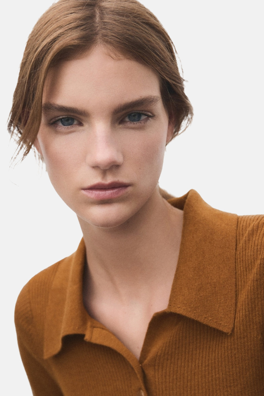 Pull à col rond - brun - MANGO - 3