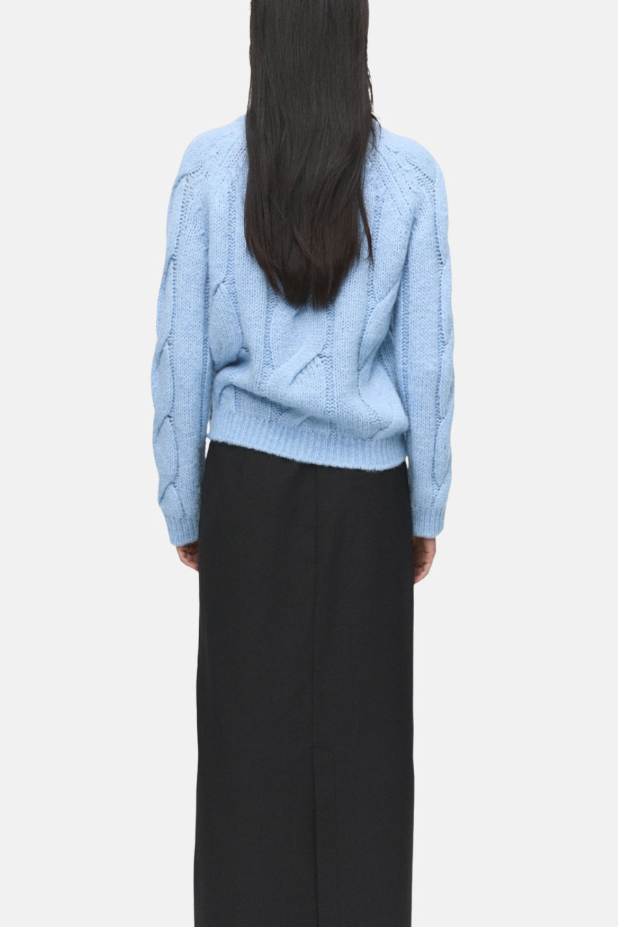 Pull col O bleu - MANGO - MANGO - 3