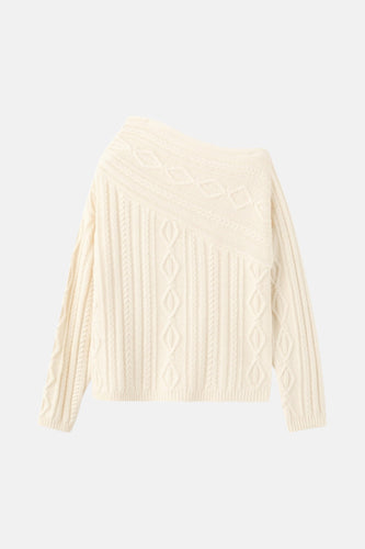 Pull col O Écru - MANGO - MANGO - 5