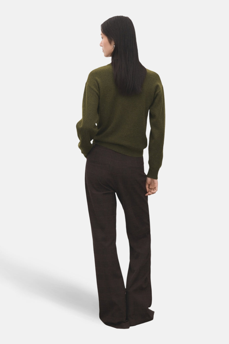 Pull col O vert - MANGO - MANGO - 3